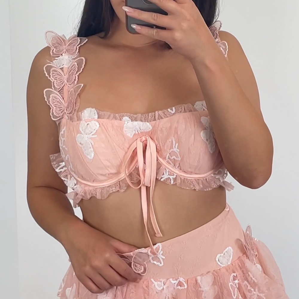 For Love & Lemons Butterfly Sorcha Bra Top